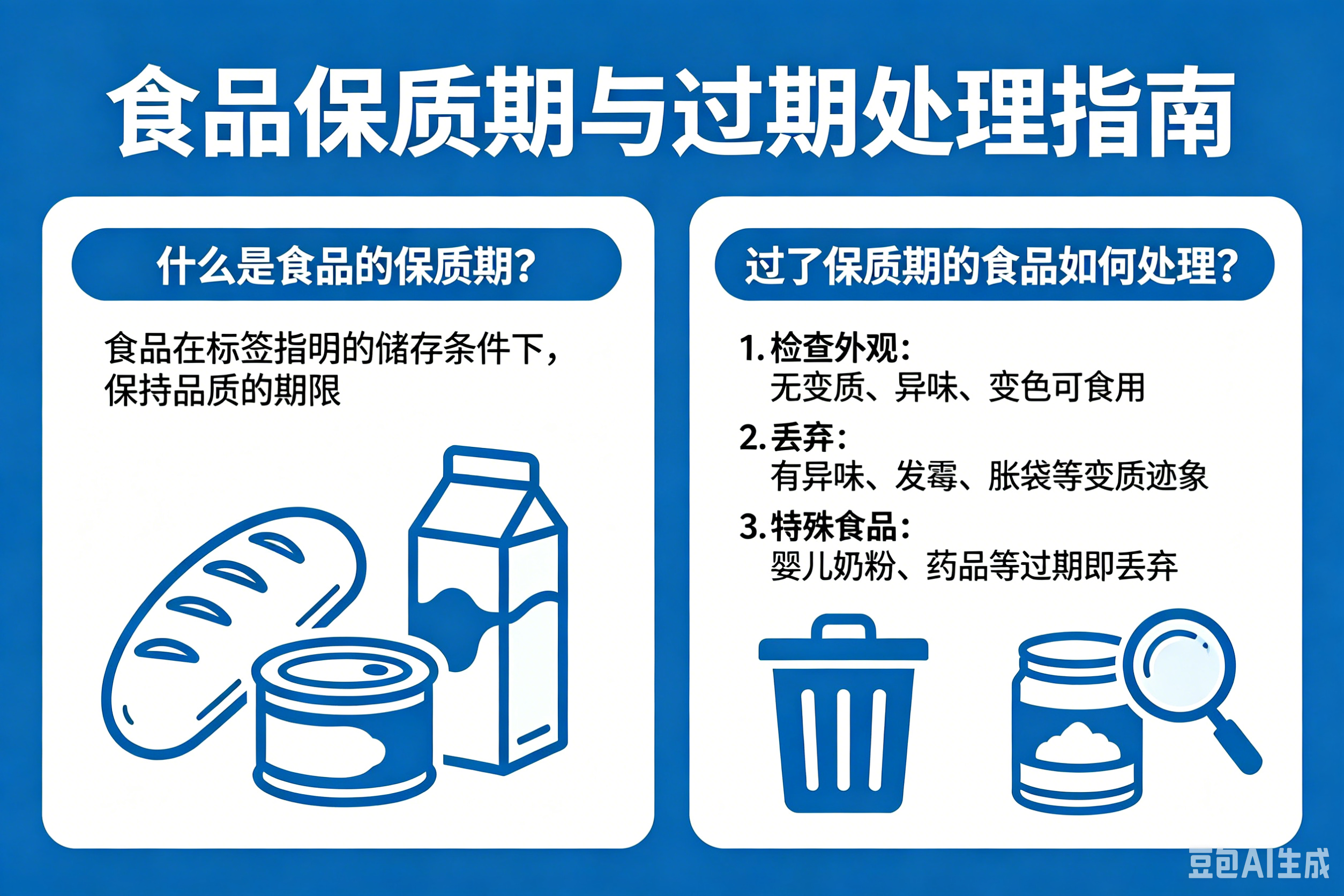 什么是食品的保质期？过了保质期的食品该如何处理？